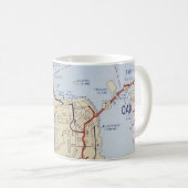 サンフランシスコ地域地図  コーヒーマグカップ (正面右)