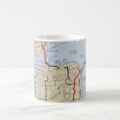 サンフランシスコ地域地図  コーヒーマグカップ (中央)