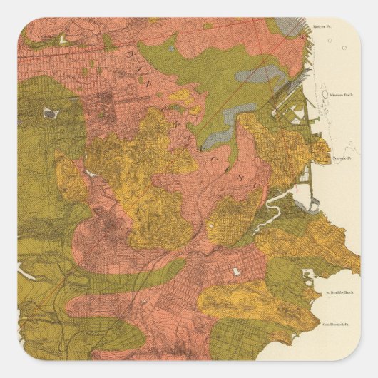 サンフランシスコ地震の強度 スクエアシール (正面)