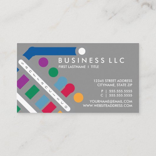 サンフランシスコ場面 名刺 (裏面)