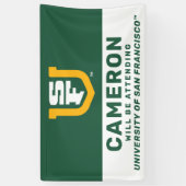 サンフランシスコ大学 | 出席する 横断幕 (縦)