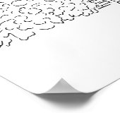 サンフランシスコ女子ス色彩の鮮やかケッチポスター ポスター (角)