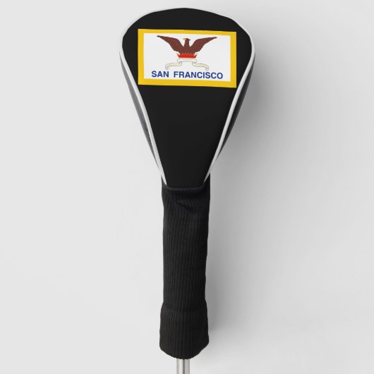 サンフランシスコ州旗、カリフォルニア州ゴルフヘッドカバー ゴルフヘッドカバー (正面)