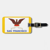 サンフランシスコ州旗，カリフォルニア州ラゲージタグ ラゲッジタグ (正面横)