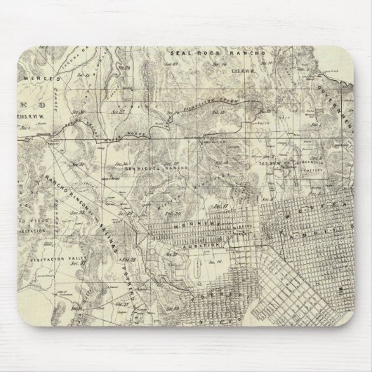 サンフランシスコ市と郡 マウスパッド (正面)