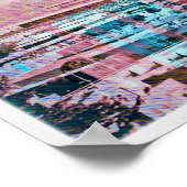 サンフランシスコ市のパノラマパッチ ポスター (角)