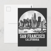 サンフランシスコ市カリフォルニア ポストカード (正面/裏面)