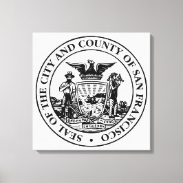 サンフランシスコ市印章（カリフォルニア州，アメリカ） キャンバスプリント