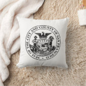 サンフランシスコ市印章（カリフォルニア州，アメリカ） クッション (ブランケット)