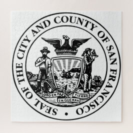 サンフランシスコ市印章（カリフォルニア州，アメリカ） ジグソーパズル