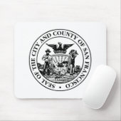 サンフランシスコ市印章(カリフォルニア州,アメリカ) マウスパッド (マウス)