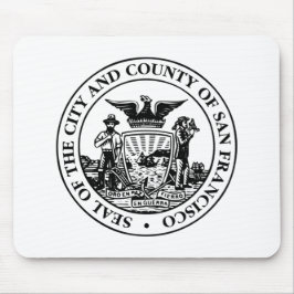 サンフランシスコ市印章（カリフォルニア州，アメリカ） マウスパッド