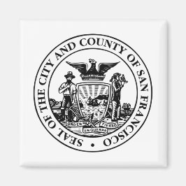 サンフランシスコ市印章（カリフォルニア州，アメリカ） マグネット