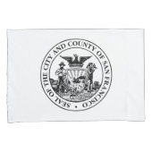 サンフランシスコ市印章(カリフォルニア州,アメリカ) 枕カバー (正面右)