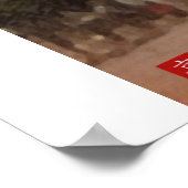 サンフランシスコ市庁舎デジタル水彩画 ポスター (角)