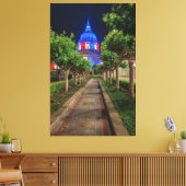 サンフランシスコ市庁舎（赤・白・青） キャンバスプリント (インサイチュ (リビング))