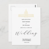 サンフランシスコ市役所結婚のポストカード ポストカード (正面/裏面)