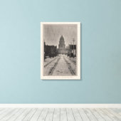 サンフランシスコ市役所8th St キャンバスプリント (インサイチュ (ウッドフロア))