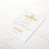 サンフランシスコ市役所 箔招待状 (回転した状態)