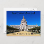 サンフランシスコ市役所#1-2はがき ポストカード (正面/裏面)