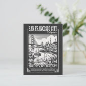 サンフランシスコ市 カリフォルニア 湾岸の街 ポストカード (スタンド正面)