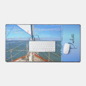 サンフランシスコ帆走0869 デスクマット (キーボード&マウス)