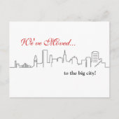 サンフランシスコ引っ越し祝いパーティーまたは引越 案内ポストカード (正面)