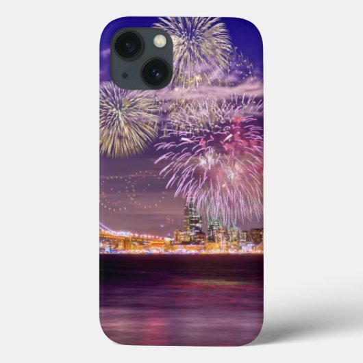 サンフランシスコ新年の花火 Case-Mate iPhoneケース (裏面)