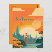 サンフランシスコ旅行 ポストカード (正面/裏面)
