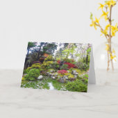 サンフランシスコ日本のティーガーデン#10カード カード (黄色い花)
