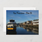 サンフランシスコ桟橋39 #6はがき ポストカード (正面/裏面)