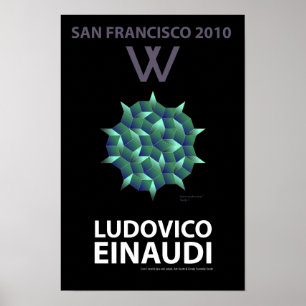 サンフランシスコ歓迎されたLudovico Einaudiのポスター ポスター