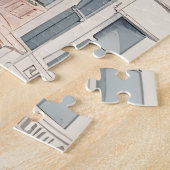 サンフランシスコ水彩画 ジグソーパズル (側面)