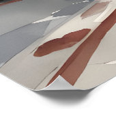 サンフランシスコ水彩画 ポスター (角)