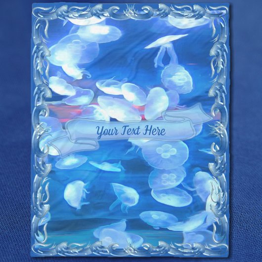 サンフランシスコ水族館クラゲ0925 フリースブランケット