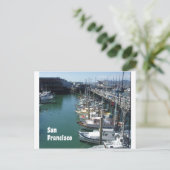 サンフランシスコ波止場風景写真 ポストカード (スタンド正面)