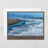 サンフランシスコ海ビーチ2021 ポストカード (正面/裏面)