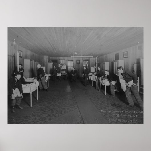 サンフランシスコ消防署#9エンジン ポスター (正面)