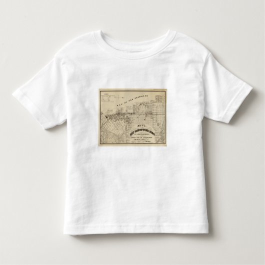 サンフランシスコ湾の塩性湿地 トドラーTシャツ (正面)