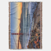 サンフランシスコ湾の道からのゴールデンゲートブリッジ スローブランケット (正面縦)