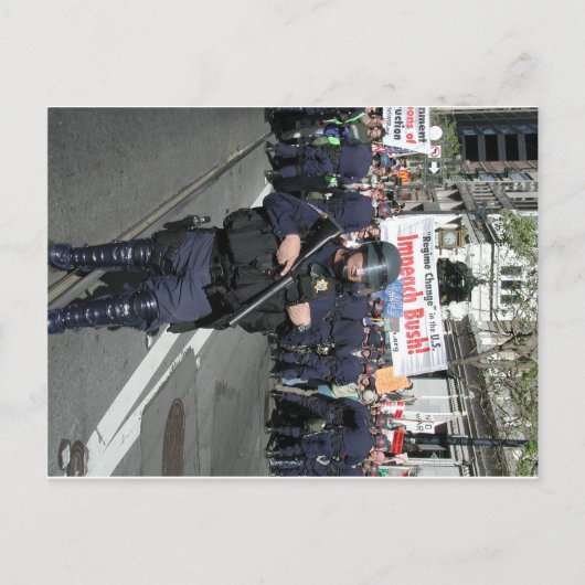 サンフランシスコ湾岸戦争抗議 ポストカード (正面)