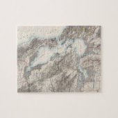 サンフランシスコ湾(1873年)のヴィンテージの地図 ジグソーパズル (横)