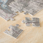 サンフランシスコ湾(1873年)のヴィンテージの地図 ジグソーパズル (側面)