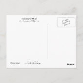 サンフランシスコ漁人埠頭 ポストカード (裏面)