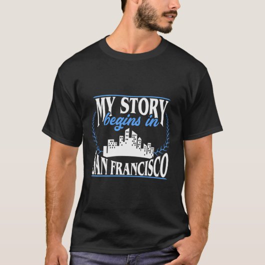 サンフランシスコ生まれワイシャツ Tシャツ (正面)