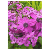 サンフランシスコ産の紫色の花 クリップボード (裏面)