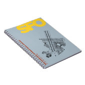 サンフランシスコ空港(SFO)図表のノート ノートブック (右側)