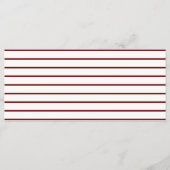 サンフランシスコ結婚クラシーのスケッチ付きメニュー メニュー (裏面)