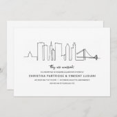 サンフランシスコ結婚宣言 招待状 (正面/裏面)