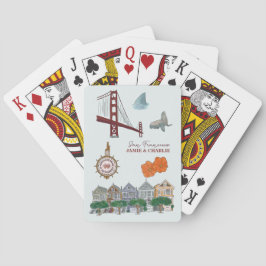 サンフランシスコ結婚式の引き出物 トランプ